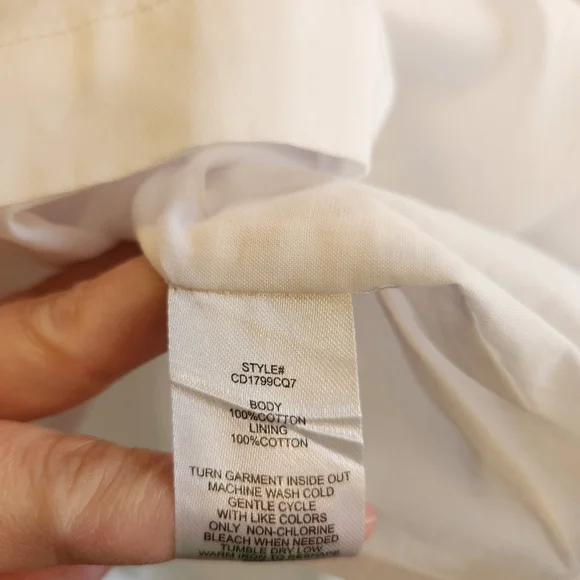 Sanctuary NWT White Cotton Puff Sleeve Mini Dress - Picture 9 of 10